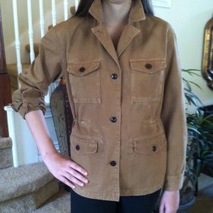 J. Crew Harvest Gold Utility Jacket